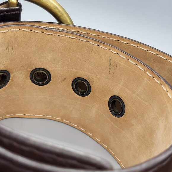 Michael Kors Wide Leather Belt